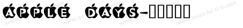 Apple Days字体转换